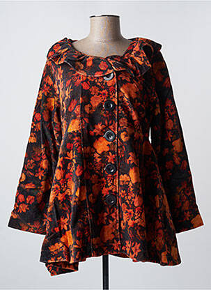 Veste casual coupe cintrée orange RHUM RAISIN femme