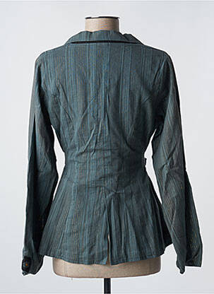 Veste casual col tailleur vert RHUM RAISIN femme