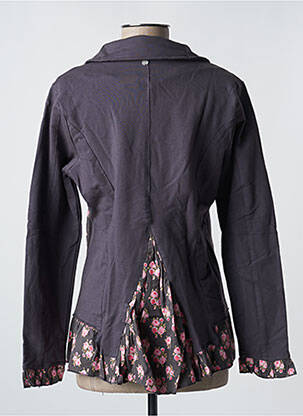 Veste casual col tailleur gris RHUM RAISIN femme