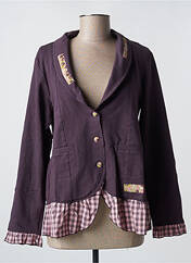 Veste casual violet RHUM RAISIN pour femme seconde vue