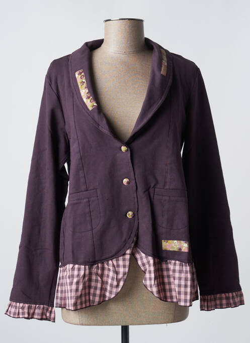 Veste casual violet RHUM RAISIN pour femme