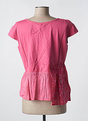 Top stretch manches courtes rose RHUM RAISIN femme