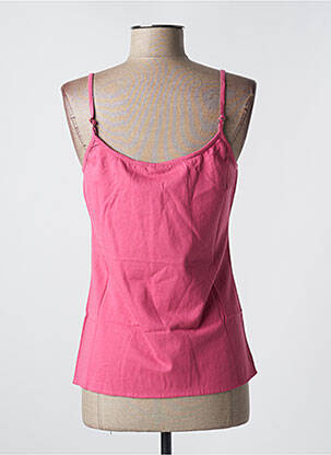 T-shirt stretch fines bretelles rose RHUM RAISIN femme