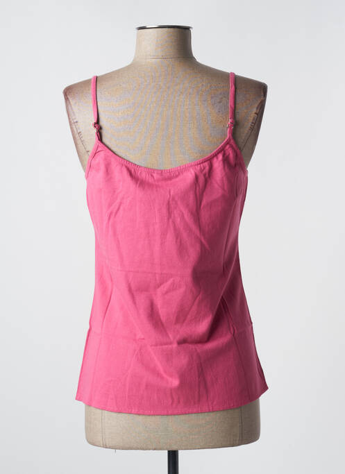 T-shirt stretch fines bretelles rose RHUM RAISIN femme