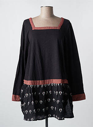 Tunique manches longues manches longues noir RHUM RAISIN femme