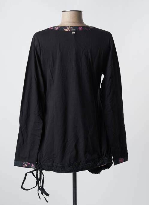 Tunique manches longues col rond noir RHUM RAISIN femme