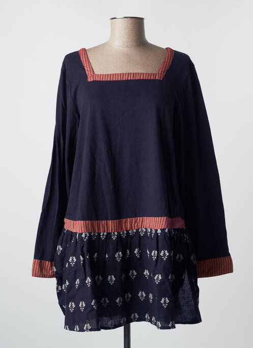 Tunique manches longues bleu RHUM RAISIN pour femme