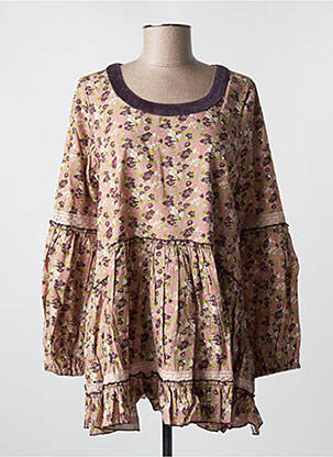 Tunique manches longues col rond violet RHUM RAISIN femme