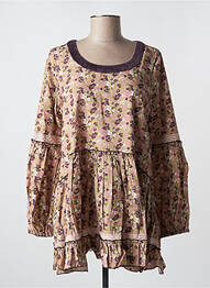 Tunique manches longues col rond violet RHUM RAISIN femme