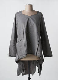 Tunique manches longues col v gris RHUM RAISIN femme
