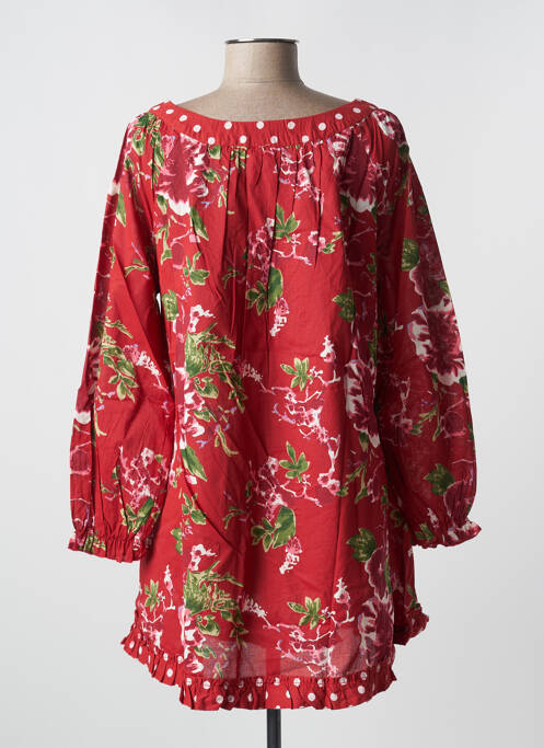 Tunique manches longues rouge RHUM RAISIN femme