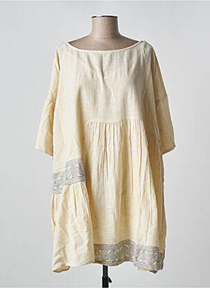 Tunique manches courtes manches courtes beige RHUM RAISIN femme