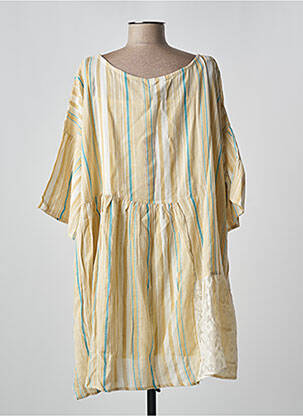 Tunique manches courtes col rond beige RHUM RAISIN femme