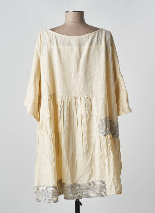 Tunique manches courtes beige RHUM RAISIN pour femme