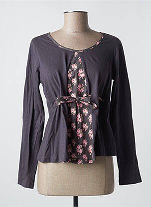 T-shirt manches longues manches longues gris RHUM RAISIN femme