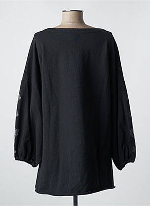 Tunique manches longues col rond noir RHUM RAISIN femme
