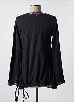 Tunique manches longues col rond noir RHUM RAISIN femme