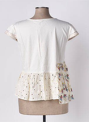 Top tissage jersey manches courtes beige RHUM RAISIN femme