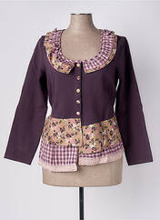 Veste casual violet RHUM RAISIN pour femme seconde vue