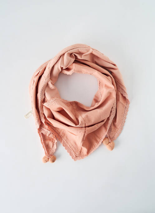 Foulard rose RHUM RAISIN pour femme