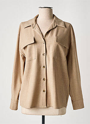 Veste casual poches beige SCARLET ROOS femme
