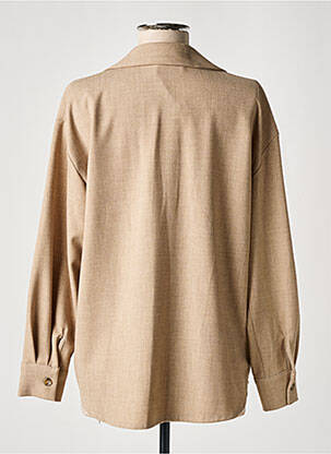 Veste casual poches beige SCARLET ROOS femme