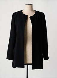 Veste chic tissage crêpe noir MAMOUCHKA femme