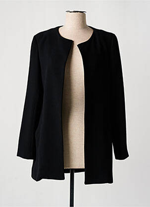 Veste chic tissage crêpe noir MAMOUCHKA femme