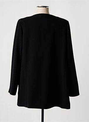 Veste chic tissage crêpe noir MAMOUCHKA femme