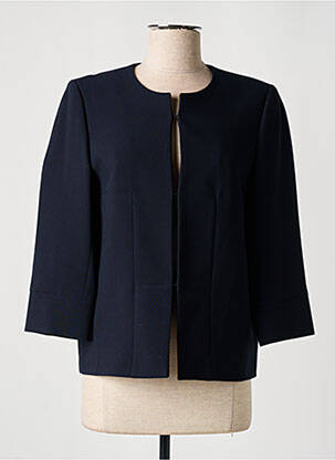 Veste chic tissage crêpe bleu EMA BLUE'S femme