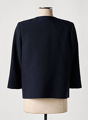 Veste chic tissage crêpe bleu EMA BLUE'S femme