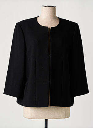 Veste chic tissage crêpe noir QUEENIE femme