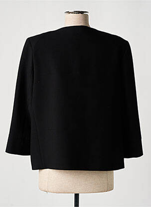 Veste chic tissage crêpe noir QUEENIE femme
