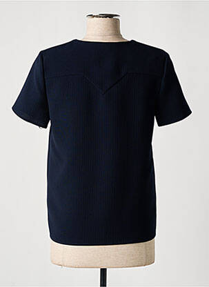 Top stretch manches courtes bleu BA&SH femme