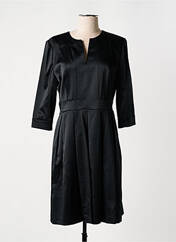 Robe mi-longue noir COTTONADE pour femme seconde vue