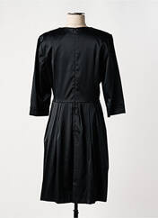 Robe mi-longue noir COTTONADE pour femme seconde vue