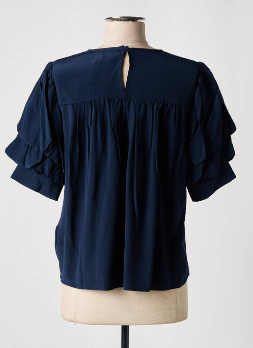 Blouse bleu IDANO pour femme