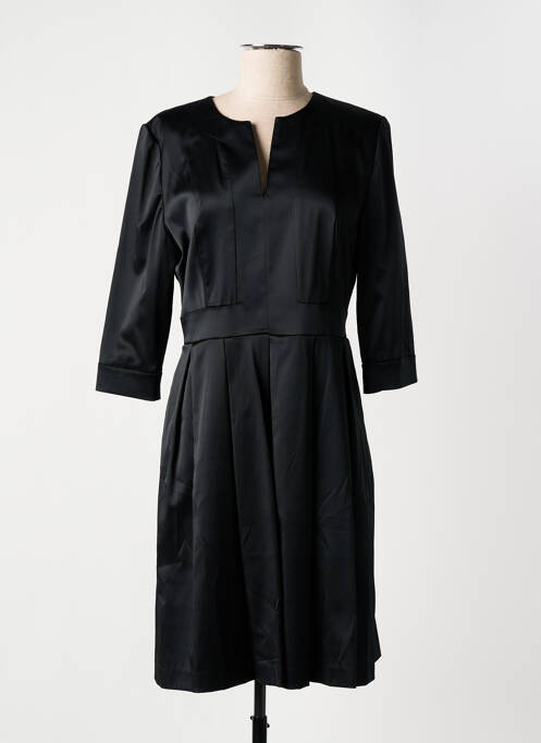 Robe mi-longue noir COTTONADE pour femme