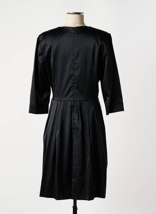Robe mi-longue noir COTTONADE pour femme