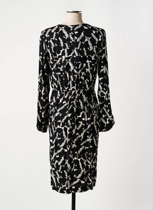 Robe mi-longue noir IDANO pour femme