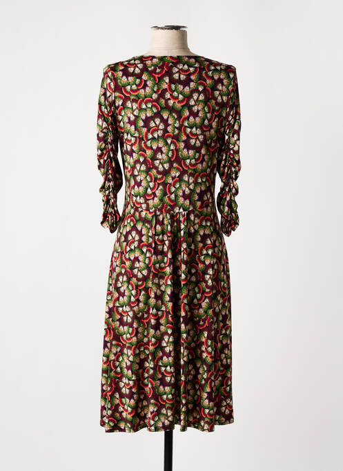 Robe mi-longue noir SASSIA pour femme