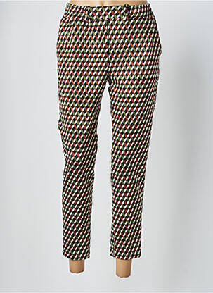 Pantalon 7/8 stretch vert JANIS & JOHN femme