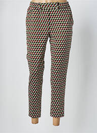Pantalon 7/8 stretch vert JANIS & JOHN femme