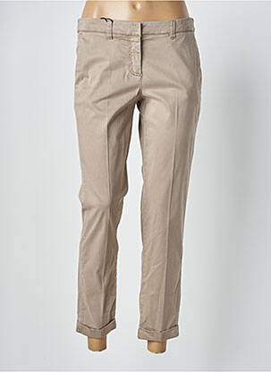 Pantalon chino taille basse taille basse marron MARELLA femme