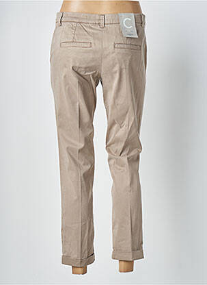 Pantalon chino taille basse taille basse marron MARELLA femme