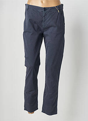 Pantalon chino tissage popeline taille normale bleu WEEKEND MAXMARA femme