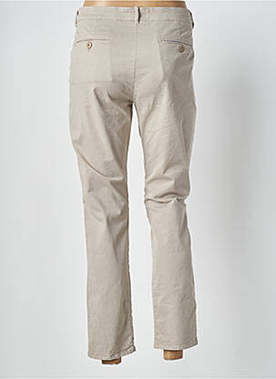 Pantalon chino tissage popeline taille normale gris WEEKEND MAXMARA femme