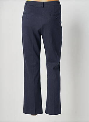Pantalon droit taille à pinces taille normale bleu WEEKEND MAXMARA femme