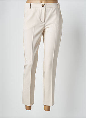 Pantalon 7/8 stretch taille normale beige EMME M femme