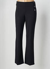 Pantalon flare noir LADY LOL pour femme seconde vue